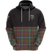 Shaw Green Modern Clan Half Of Tartan Hoodie